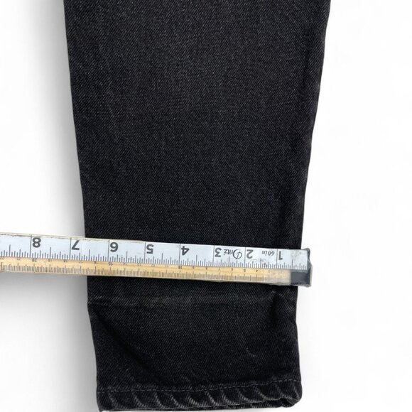 Levi's 512 Vintage Slim Fit Tapered Black Cotton Denim Jeans Men's W 31 x L 32 - Picture 14 of 14